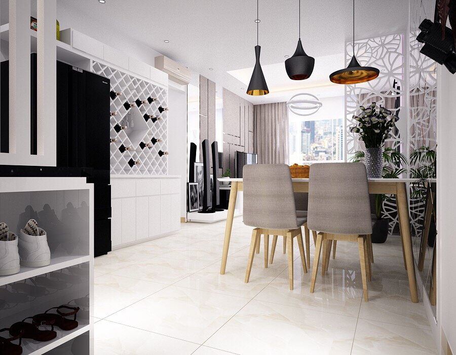 Bộ b&agrave;n ghế ph&ograve;ng ăn