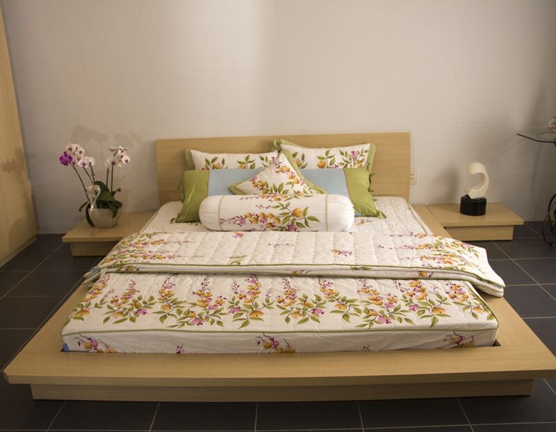 Giường gỗ xoan đ&agrave;o hiện đại - Photo 2