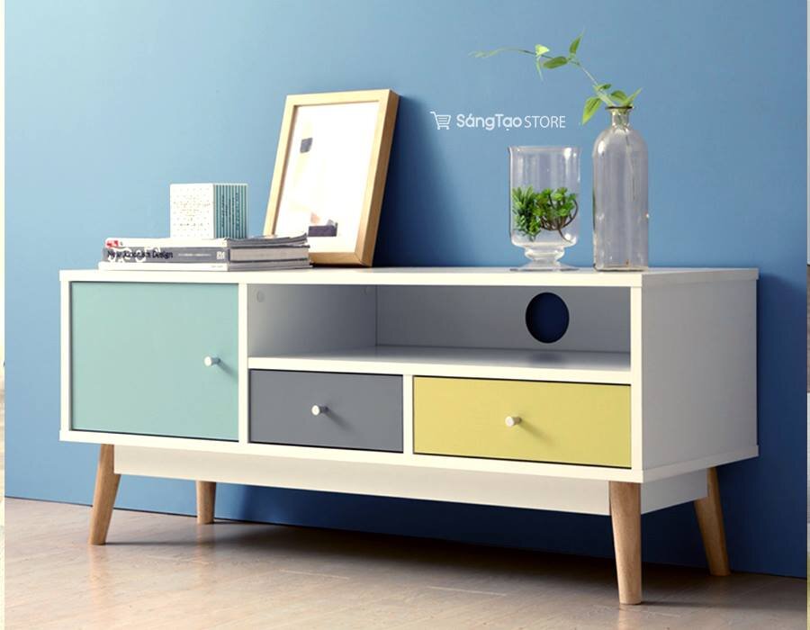 Tủ trang tr&iacute; ph&ograve;ng kh&aacute;ch đẹp thumbnail 2