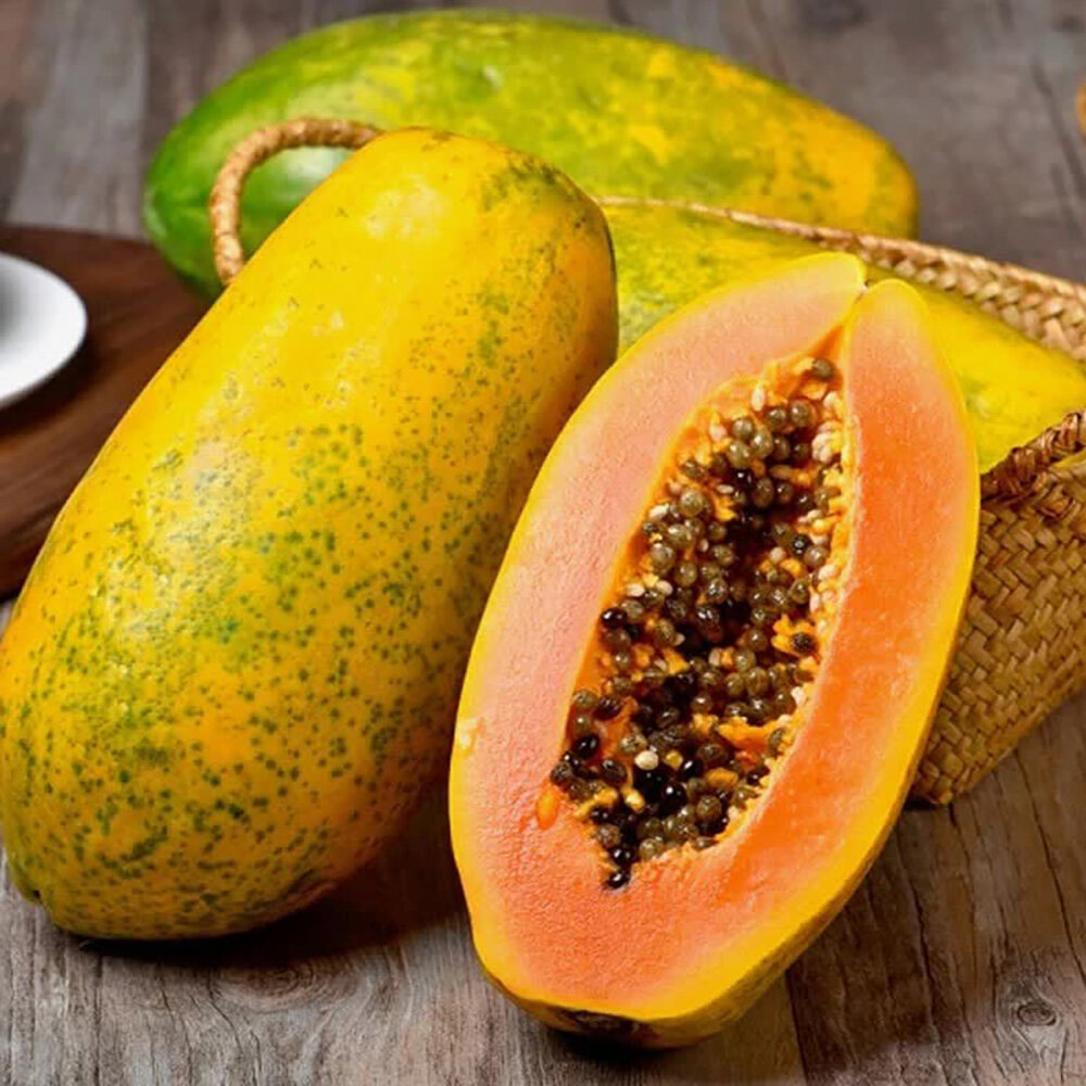 Đu Đủ Đ&agrave; Lạt ruột đỏ 1kg - Ảnh 2