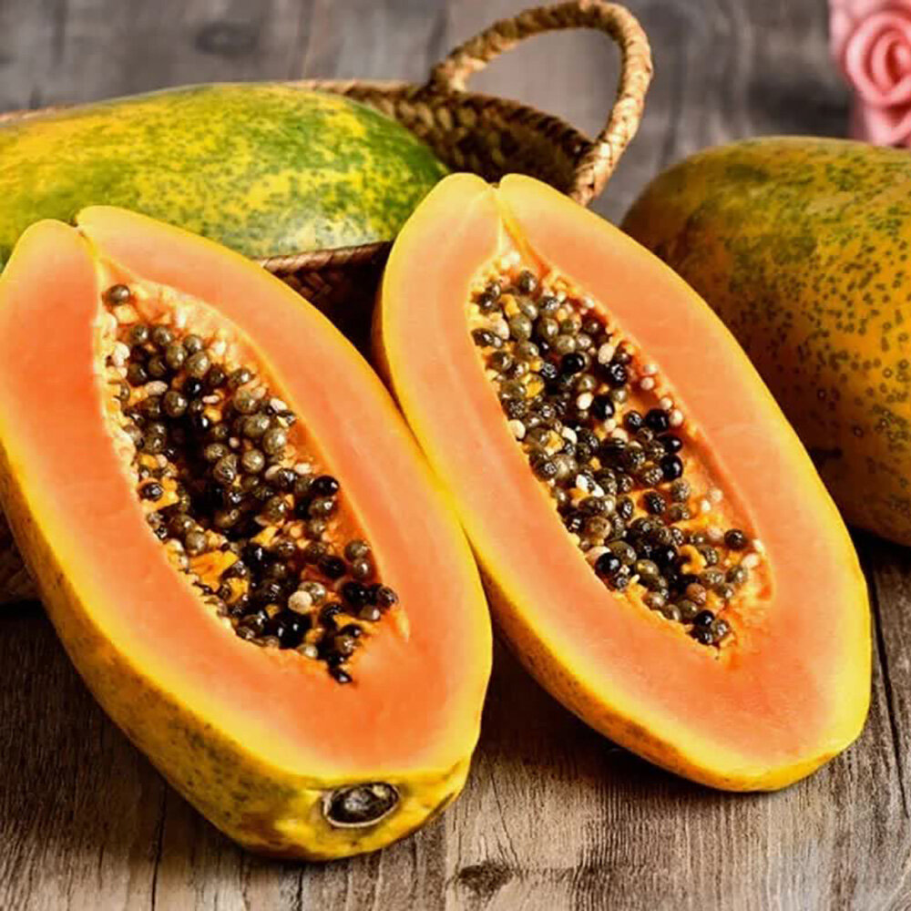 Đu Đủ Đ&agrave; Lạt ruột đỏ 1kg - Ảnh 3