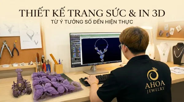Quy Tr&igrave;nh Thiết Kế Trang Sức 3D Theo Y&ecirc;u Cầu Chuy&ecirc;n Nghiệp: Giải Ph&aacute;p Độc Quyền Cho Tiệm V&agrave;ng