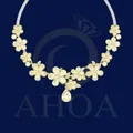D&amp;acirc;y Chuyền V&amp;agrave;ng MD7774 Nữ Mặt Hoa Năm C&amp;aacute;nh Đa Sắc Trọng Lượng 9 Chỉ &amp;ndash; Ho&amp;agrave; Hiếu Jewelry AHOA - image thumbs 3