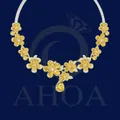 D&amp;acirc;y Chuyền V&amp;agrave;ng MD7774 Nữ Mặt Hoa Năm C&amp;aacute;nh Đa Sắc Trọng Lượng 9 Chỉ &amp;ndash; Ho&amp;agrave; Hiếu Jewelry AHOA - image thumbs 4