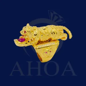 Nhẫn con cọp 1 lượng 4