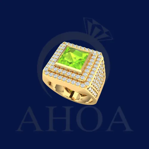 nhẫn nam NA7561 nặng 2chỉ2 v&amp;agrave;ng 610 - image 5