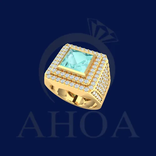 nhẫn nam NA7561 nặng 2chỉ2 v&amp;agrave;ng 610 - image 6