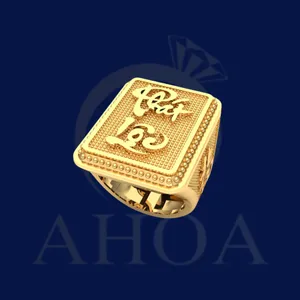 nhẫn nam Ph&aacute;t Lộc v&agrave;ng 610