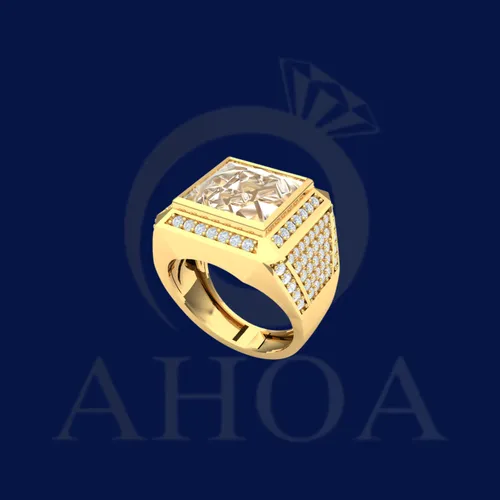 nhẫn namNA7560 nặng 2chỉ v&amp;agrave;ng 610 - image 1