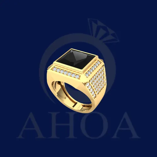 nhẫn namNA7560 nặng 2chỉ v&amp;agrave;ng 610 - image 6