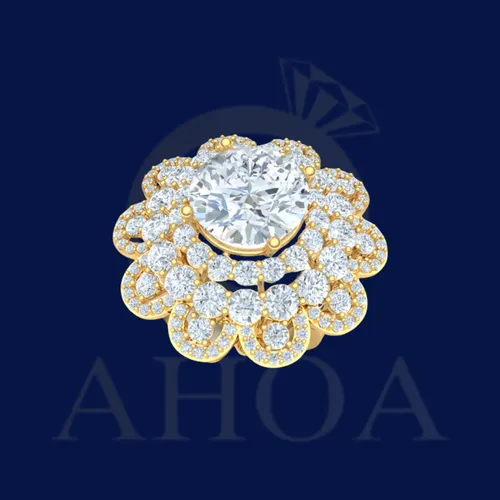 nhẫn nữ kiểu nặng 2chỉ5 v&amp;agrave;ng 610 - image 1