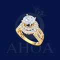 nhẫn nữ kiểu nặng 8 ph&amp;acirc;n v&amp;agrave;ng 610 - image thumbs 1