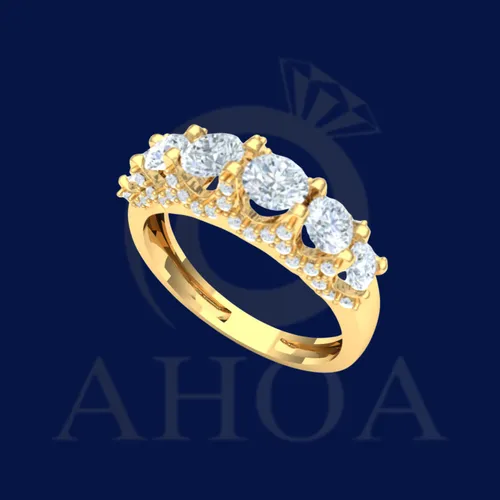 nhẫn nữ nặng 5ph&amp;acirc;n v&amp;agrave;ng 610 - image 1