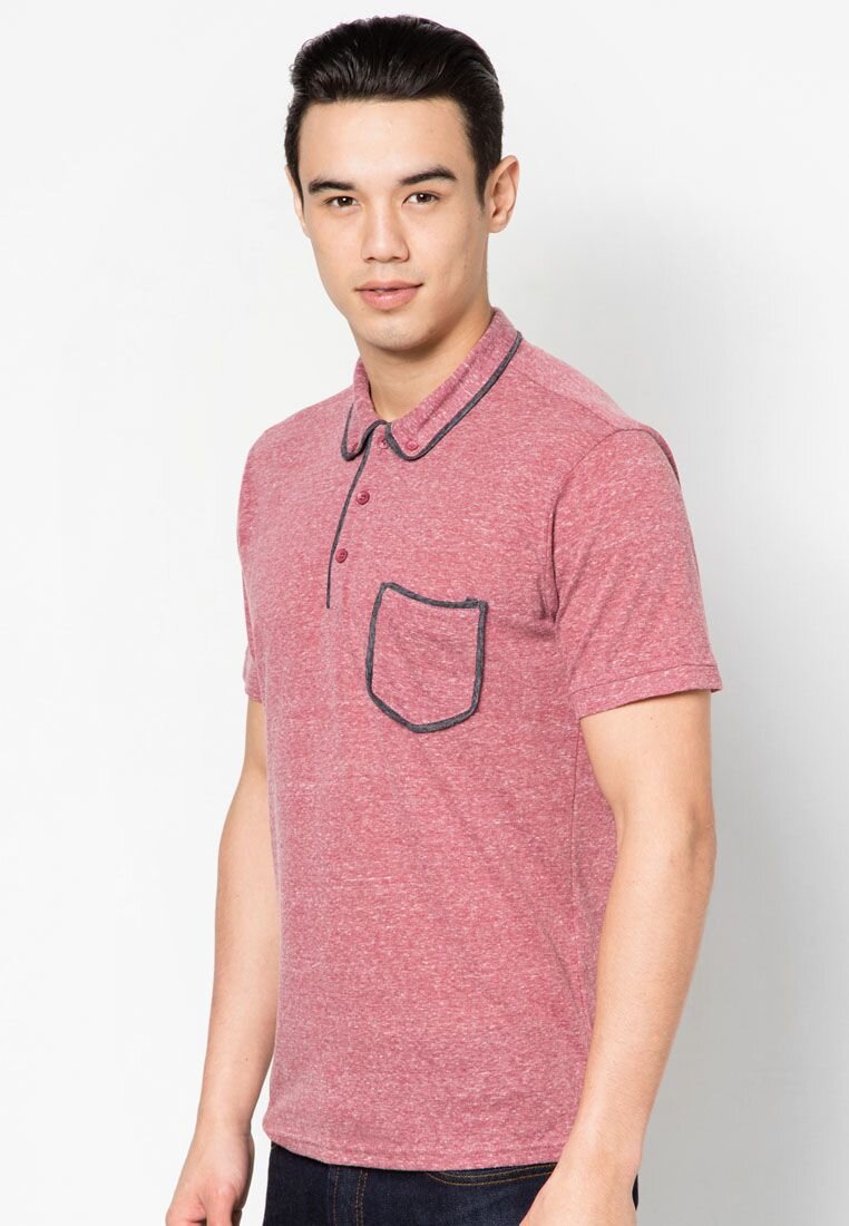 &Aacute;o Polo Viền Tương Phản