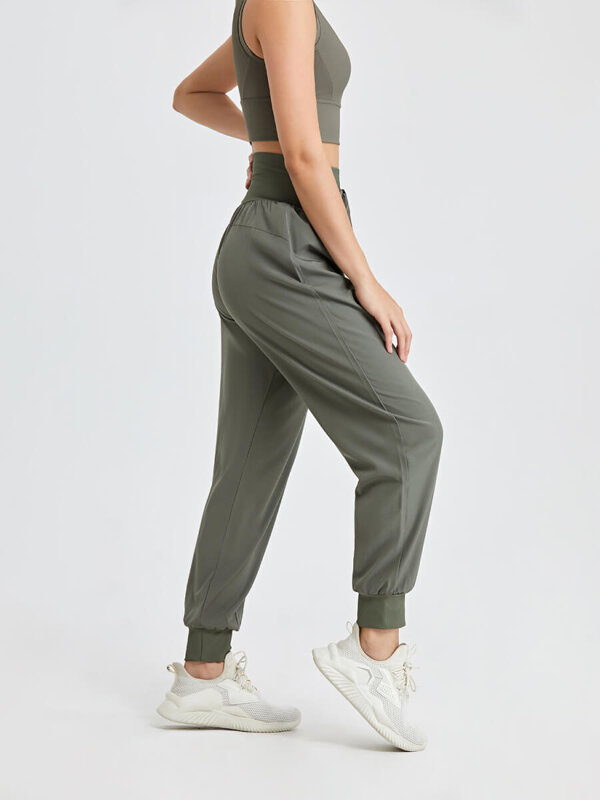 Quần tập ống d&agrave;i bo gấu