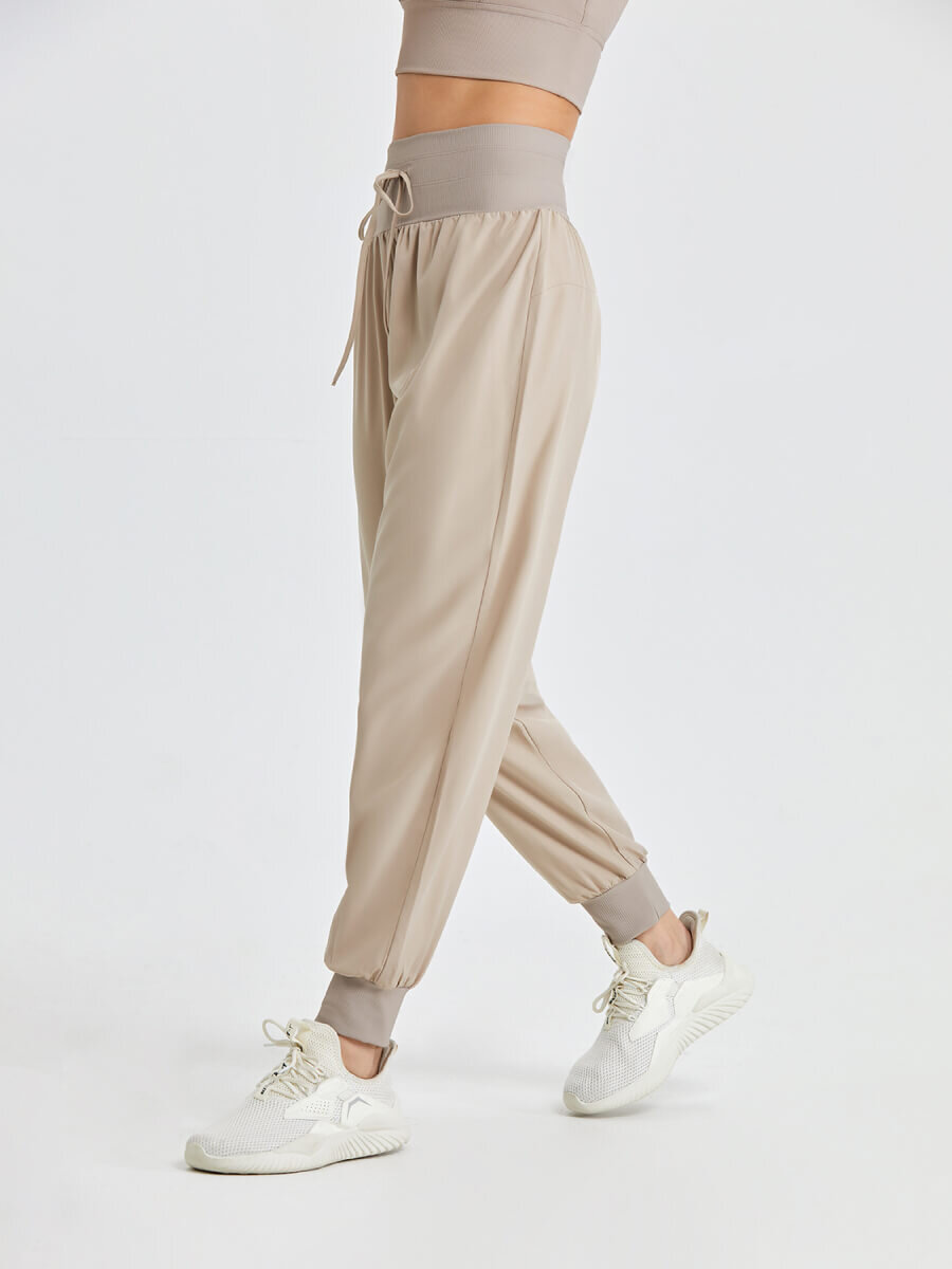 Quần tập ống d&agrave;i bo gấu