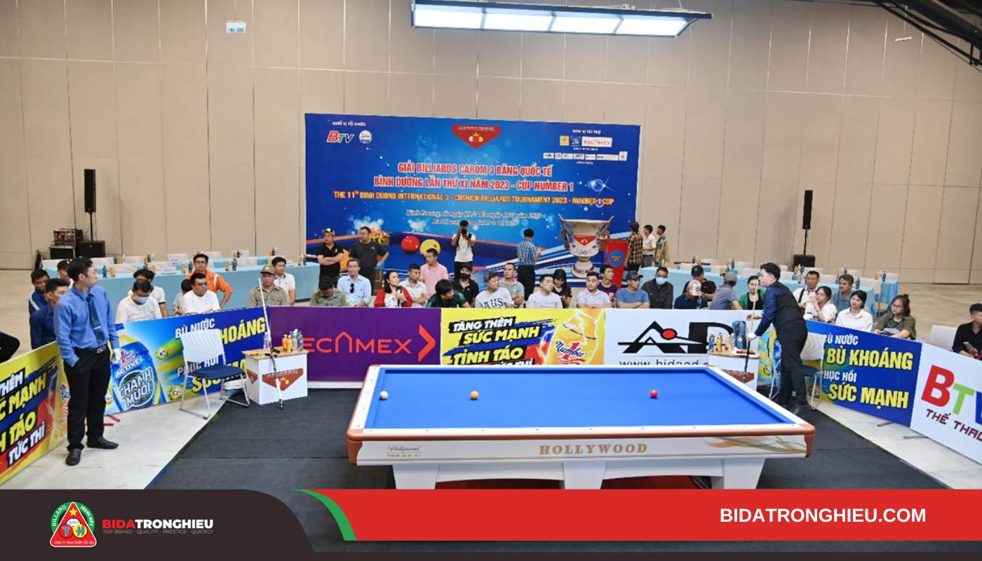 Giải đấu bi a Carom 3 băng Truyền thống Quốc tế Bình Dương
