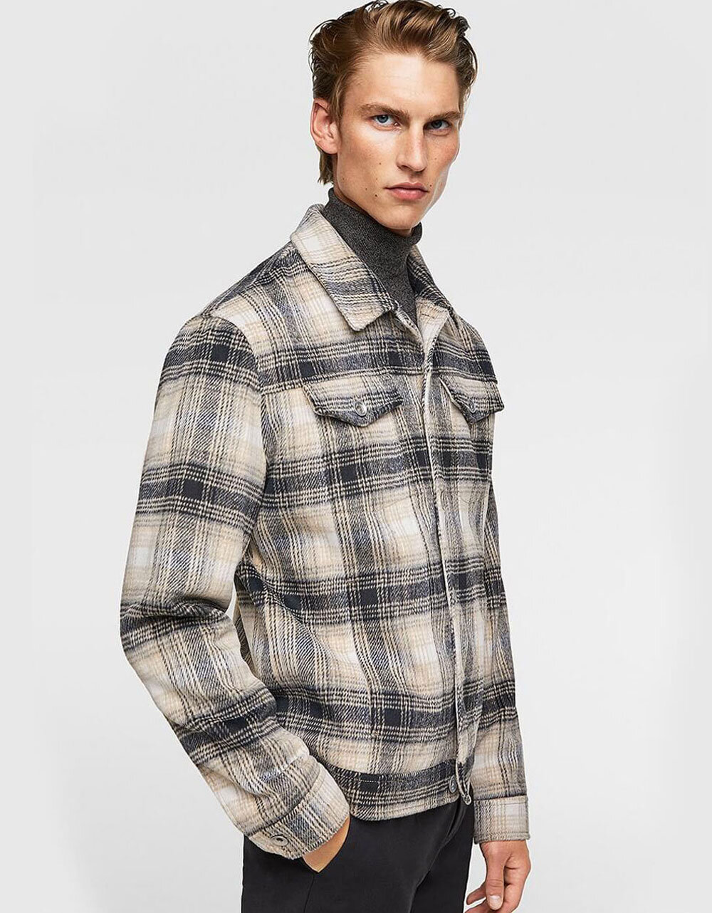 &Aacute;o kho&aacute;c caro tay d&agrave;i - Ảnh 1