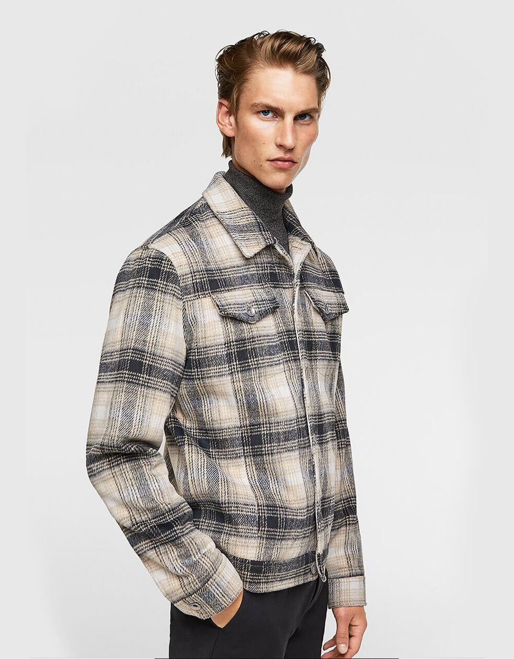 &Aacute;o kho&aacute;c caro tay d&agrave;i - Ảnh 3