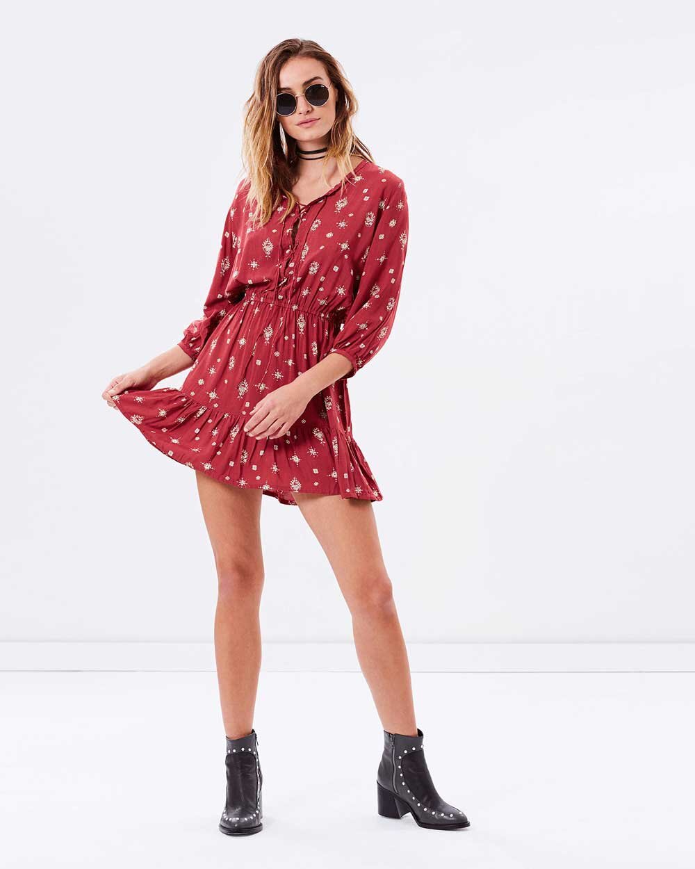 Đầm b&egrave;o tay lỡ - Ảnh 3