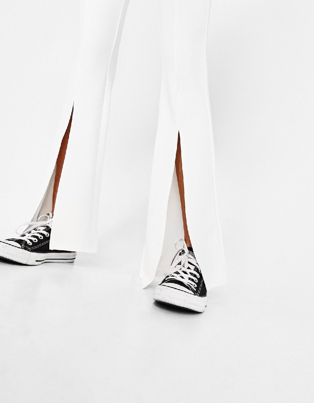 Quần jean nữ lưng cao ống loe - Ảnh 3