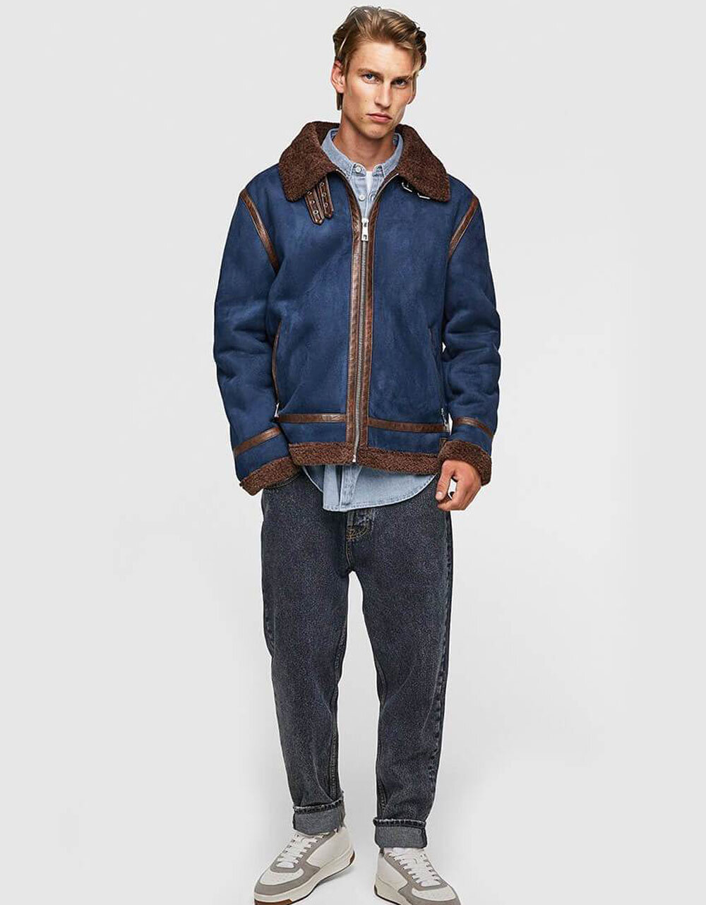 Qu&acirc;̀n jeans nam VNXK co giản - Ảnh 2